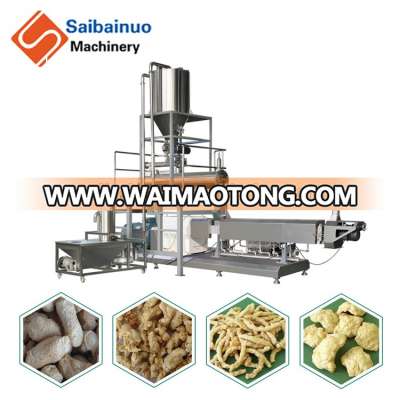 Food extruder machine textured soy protein production line