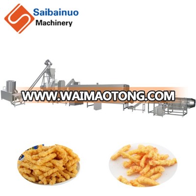 Nik naks cheetos making machine kurkures processing line