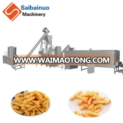 Cheetos corn curls kurkure snacks food extruder making machinery