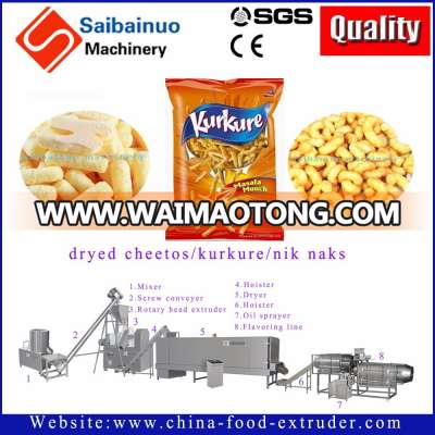 corn chips/cheese curls/cheetos/kurkure extruder machinery