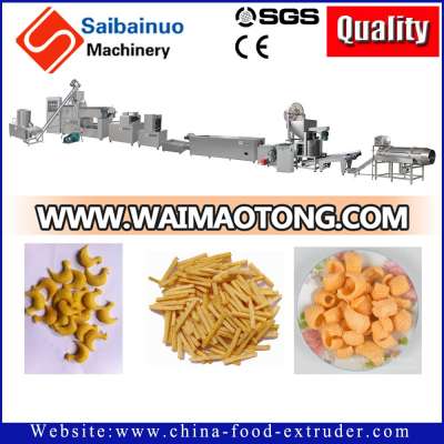 2017 New High Quality Extruded Wheat Flour Pellet 3D Snacks Machine