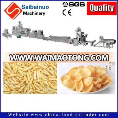 new design fried pellet chips /macaroni pasta processing line manufactured in China