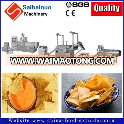 Hot sell fried corn chips doritos snacks production line machinery